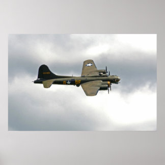 Pôster B-17 Fortaleza Voadora