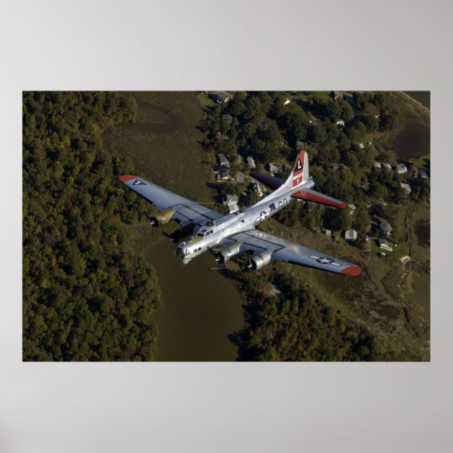 Pôster B-17 Fortaleza Voadora (Frente)