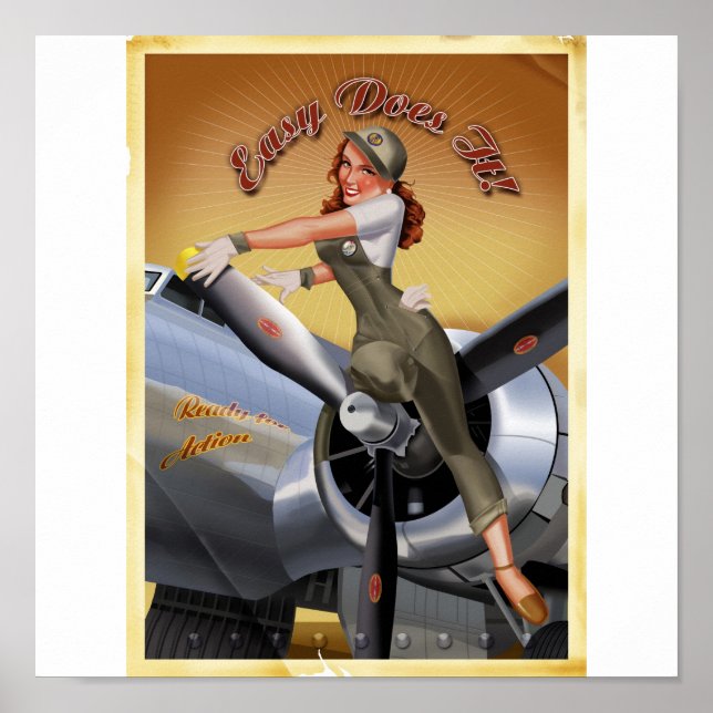 Poster B-17 Rapariga (Frente)