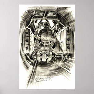 Pôster B-17 Tail Gunner 1943
