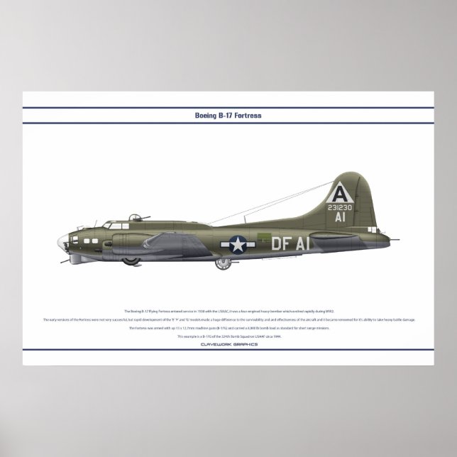 POSTER B-17G EUA 324BS 1 (Frente)