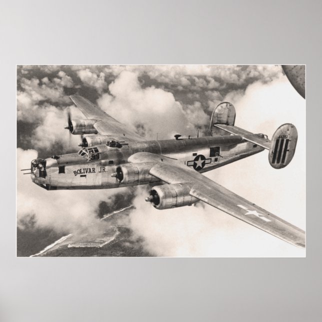 Poster B-24 sobre a patrulha (Frente)