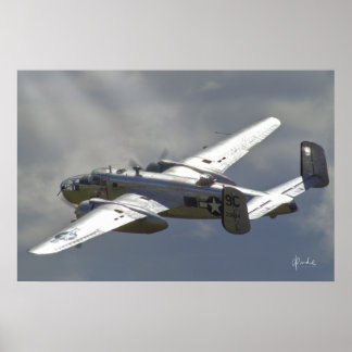 Pôster B-25 Mitchell Bomber
