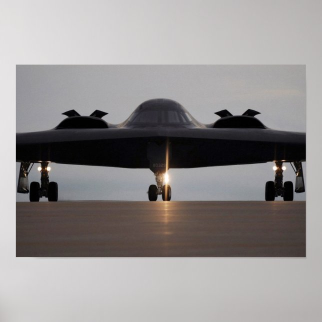 Poster B-2 Aeronaves-Bomba Espirituosas Espirituosas (Frente)