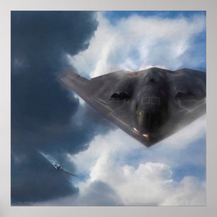 Poster B-2 Sindicato de bombeiros furtivos espinhosos