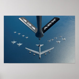 Poster B-52 Aeronaves de Estratofortaleza