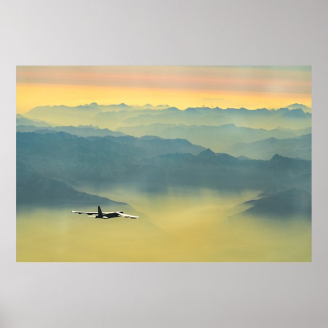 Poster B-52 Esttratofortaleza no Mist (Frente)