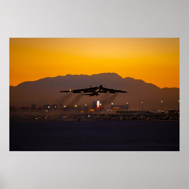 Poster B- 52 Stratofortress Sunset (Frente)