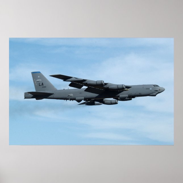 Poster B-52H Aeronaves de estratofortaleza (Frente)