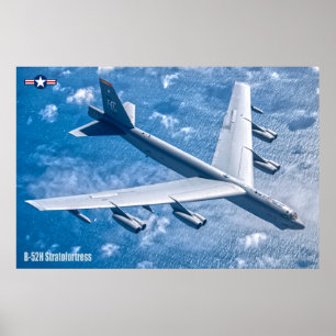 POSTER B-52H ESTRATOFORTRESS