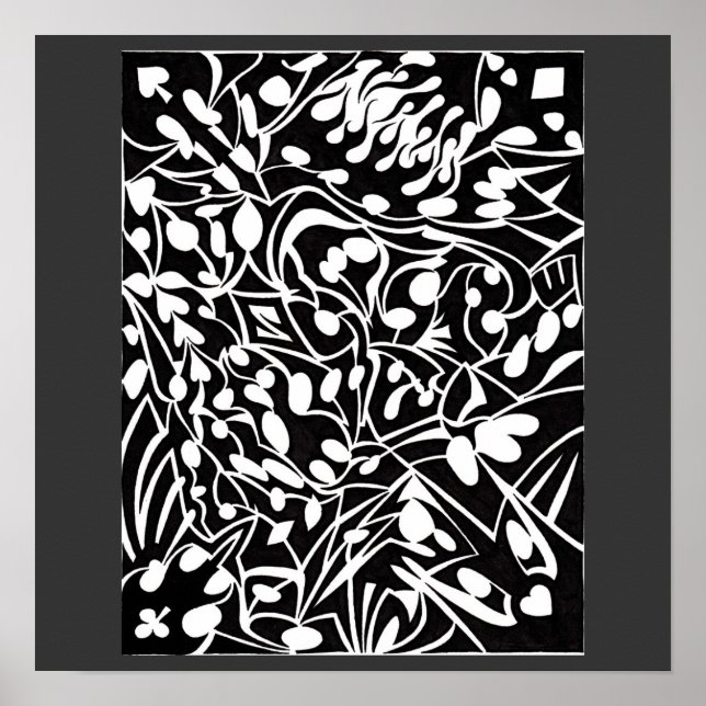 Pôster B e W Art (Frente)