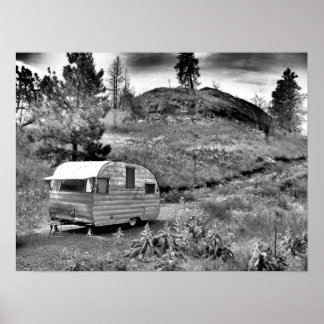 Poster B&W 56 Shasta Enlatado