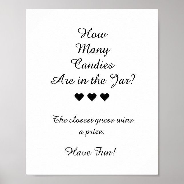 Poster B&W Quantas Canais Estão No Jogo Do Jar (Frente)