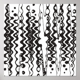 Pôster B&W Wonky