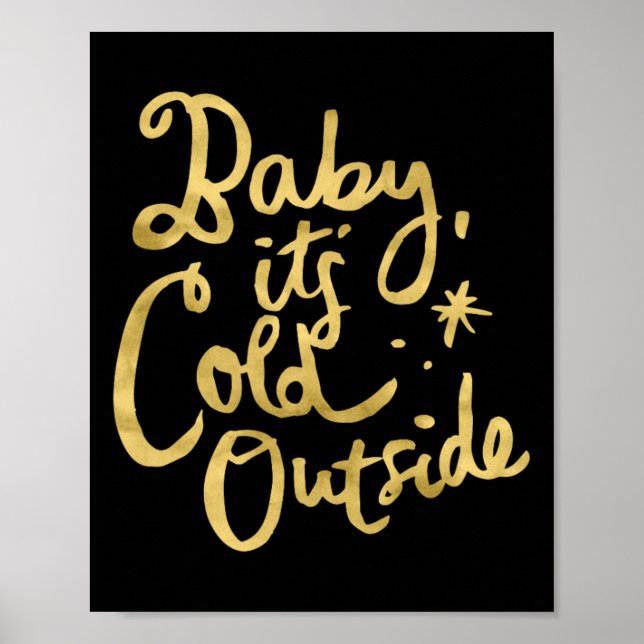 Poster Ba&fa de Natal Engraçado (Frente)