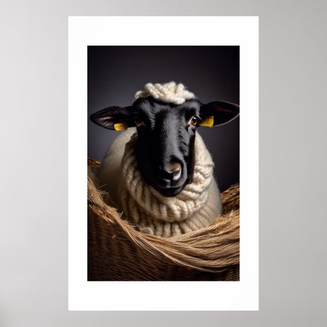 Poster Baa Baa Black Sheep (Frente)