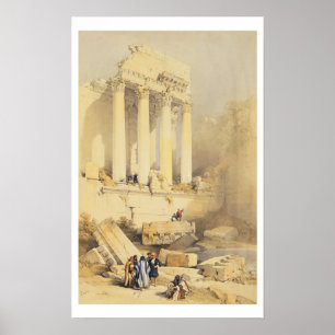 Pôster Baalbec, prato 79 do Volume II da Terra Santa