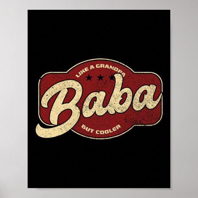 Poster Baba Como Um Avô Mas Mais Frio - Baba Árabe (Frente)