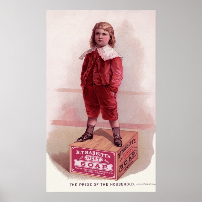 Pôster Babbitts Soap Ad (Frente)