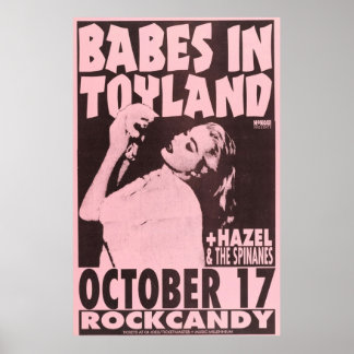 Poster Babs No Gig Toyland