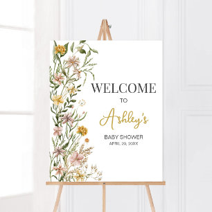 Poster Baby Blodflower Primavera Bem-vindo