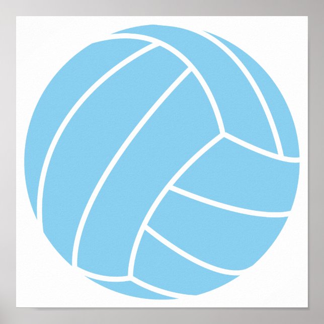 Poster Baby Blue Voleibol (Frente)