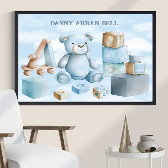 Poster Baby Boy Nursery (Criador carregado)