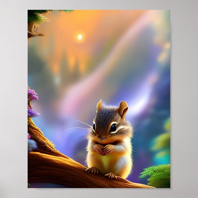 Poster Baby Chipmunk (Frente)