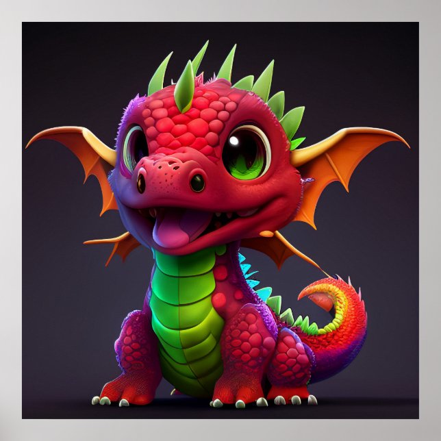 Poster Baby Dragon (Frente)