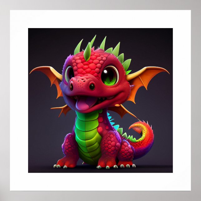 Poster Baby Dragon (Frente)