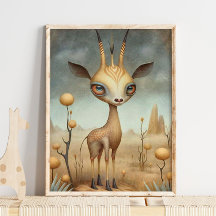 Baby Gazelle African Animal | Gazelle Wall Impress