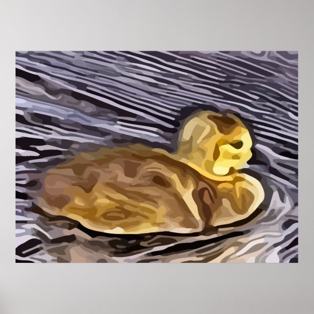Poster baby goose painting (Frente)
