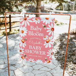 Poster Baby in Bloom Watercolor Daisies & Bumblebee Poste