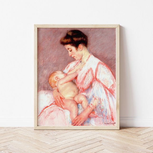 Poster Baby John Being Nursed | Mary Cassatt (Criador carregado)