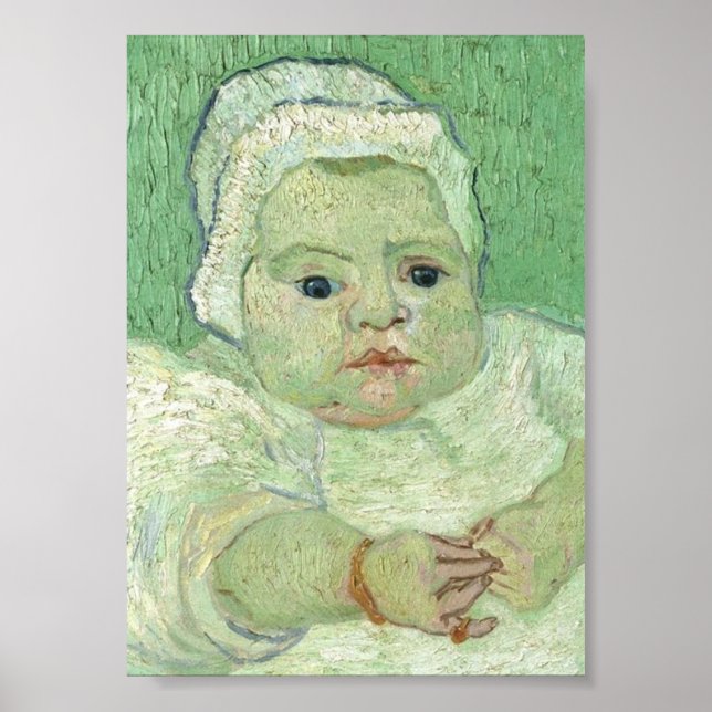 Pôster Baby Marcelle Roulin, Vincent van Gogh (Frente)