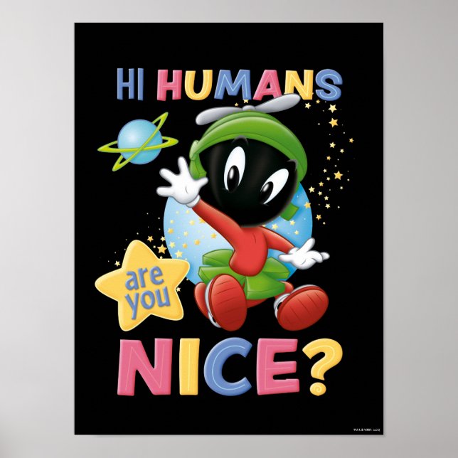Poster Baby MARVIN THE MARTIAN™| Hi Humans (Frente)