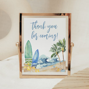 Poster Baby on Conselho Beach Obrigado por vir