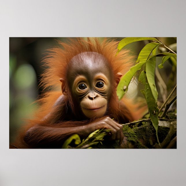 Poster Baby Orangutan (Frente)