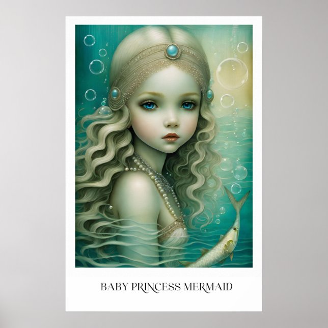 Poster Baby Princess Mermaid (Frente)