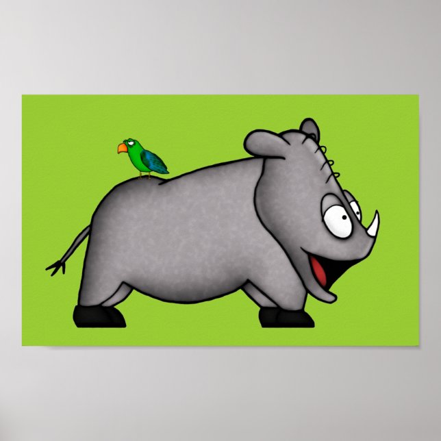 Poster Baby Rhino (Frente)