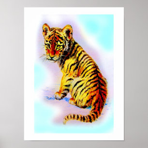 Poster Baby tiger
