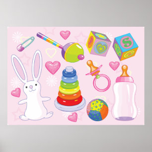 Poster Baby Toys