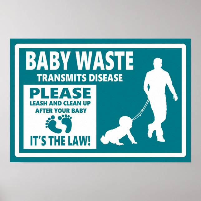 Poster BABY WASTE - Nota de cortesia (Frente)