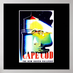 Pôster Bacalhau do Viagem-Cabo do Poster-Vintage