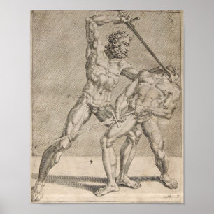 Poster Bacalhau. I.6.2.5 Fechtbuch, 16. Jh. 2. und 3. V.