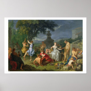 Poster Bacchanal, 1719 (óleo em canvas)