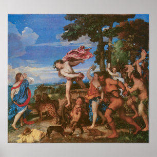 Pôster Bacchus and Ariadne c, 1523