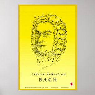 Pôster Bach enfrenta a música
