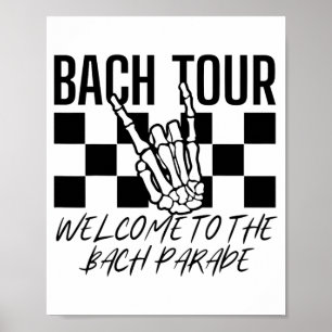 Poster Bach Tour Bem-Vindo À Bachel Gótica Bach Parade