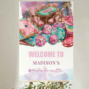 Poster Bachelorette de Las Vegas personalizada